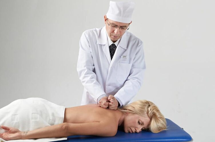 Masáž s cervikální osteochondózou